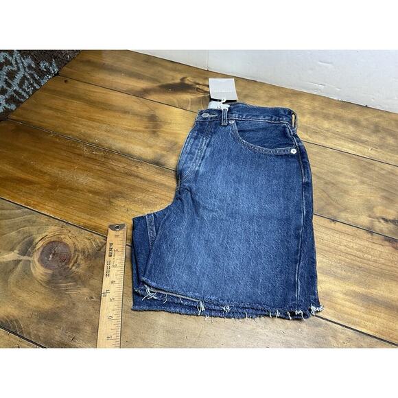 Everlane The Ridged Way-High Short Organic Cotton Distressed Womens Size 26 NWT - Picture 14 of 14